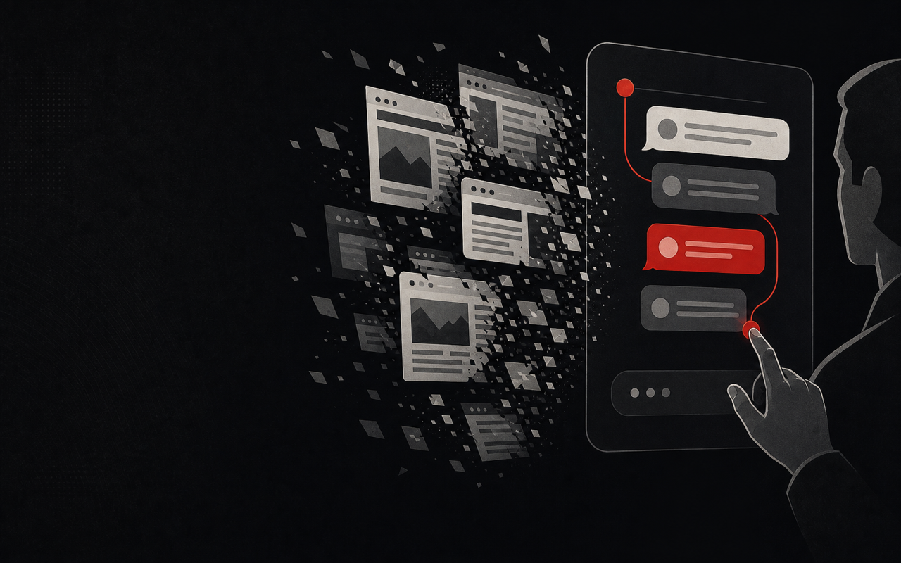 The End of Websites: Moving to a Conversational Web